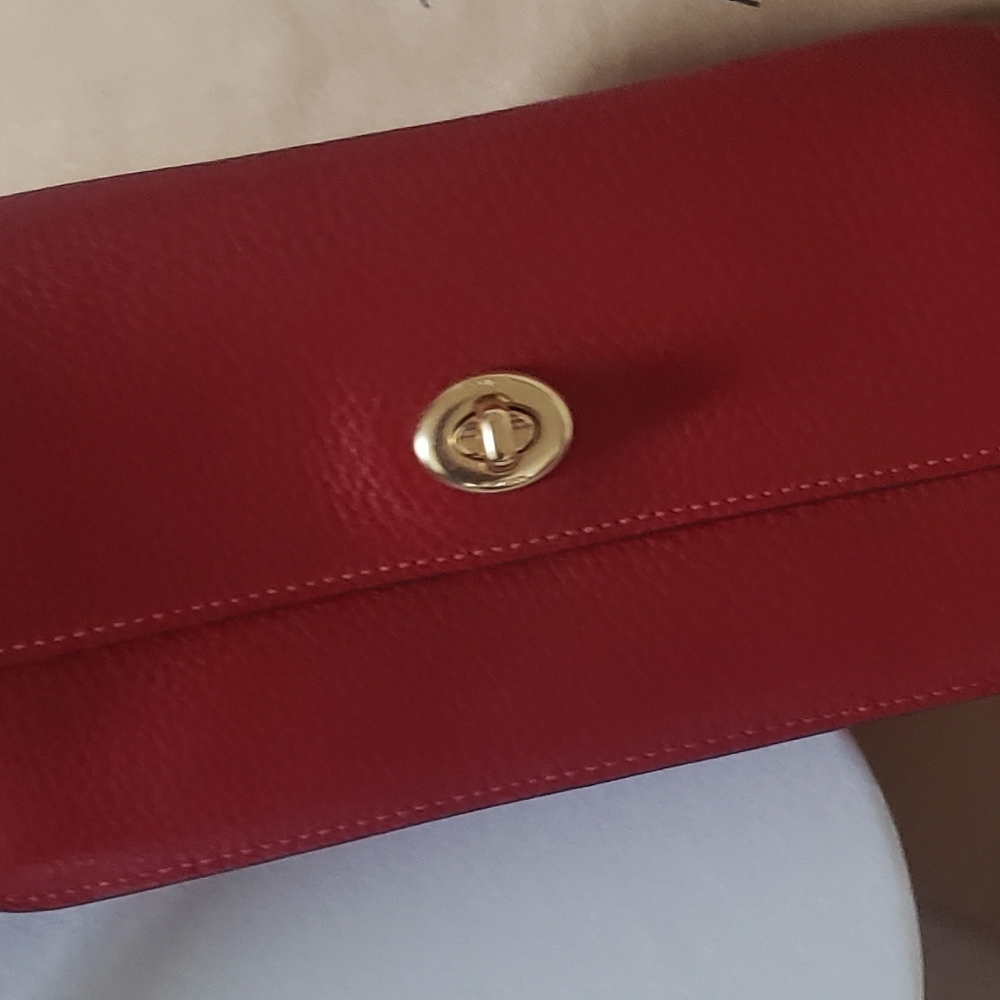 💥FLASH SALE 💲 FIRM 🔒  COACH: Originals Turnlock Wristlet - Picture 4 of 12